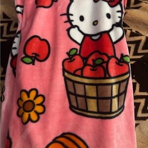 Hello Kitty Pink Cloud Throw Blanket